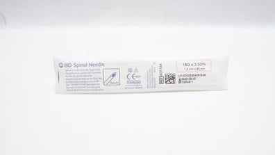 BD 405184 Spinal Ndle Quincke Type Point 18G x 3.50inch